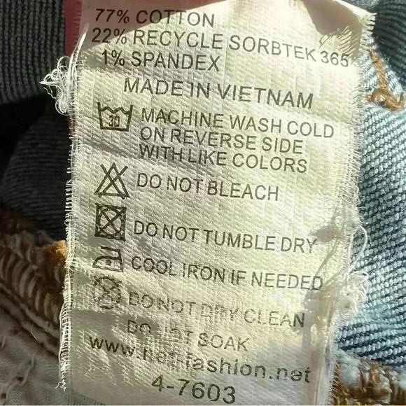 Net Fashion Womens Straight Leg Light Wash Denim Jeans Size 30 - Picture 4 of 5